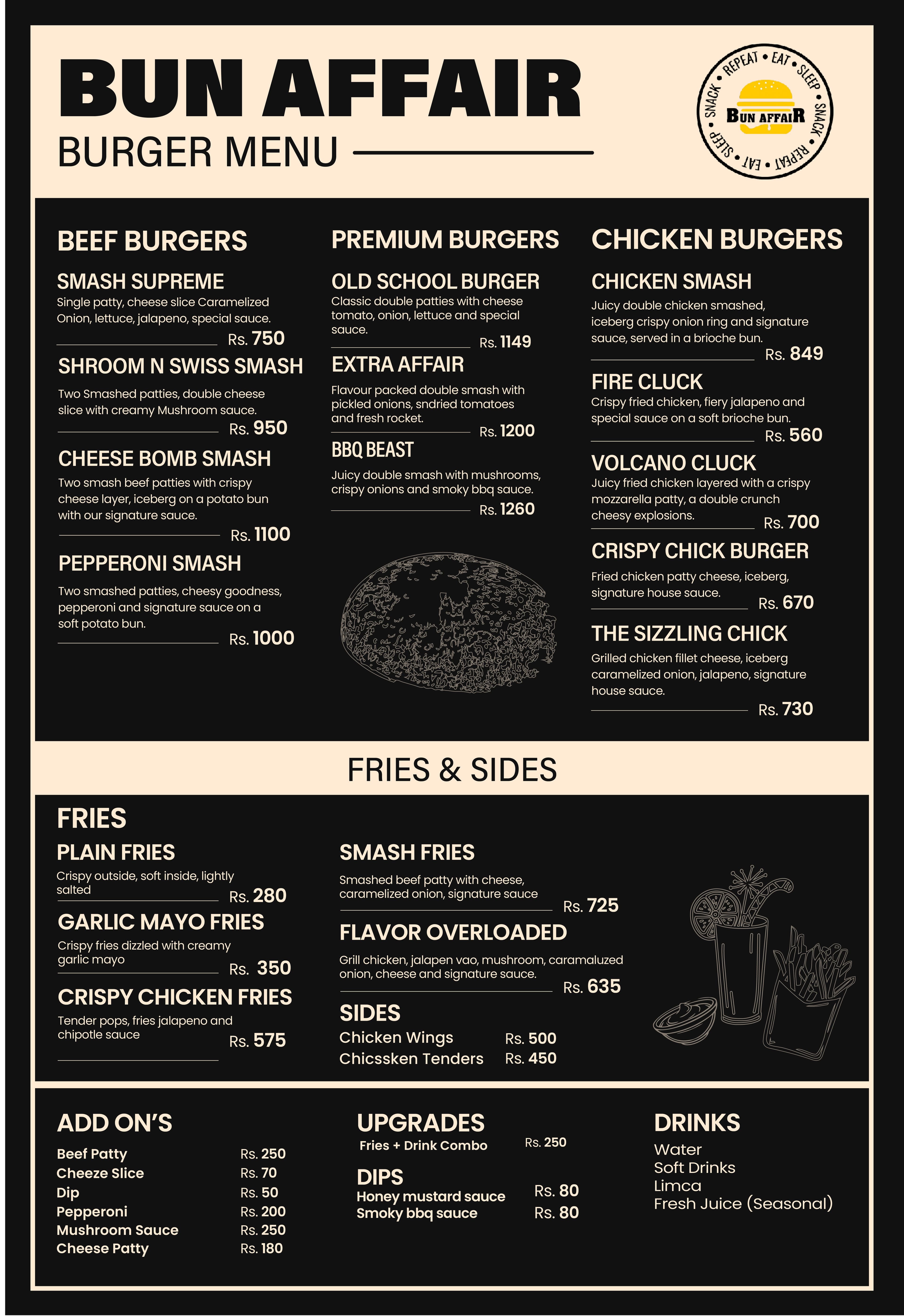 Menu Card Design